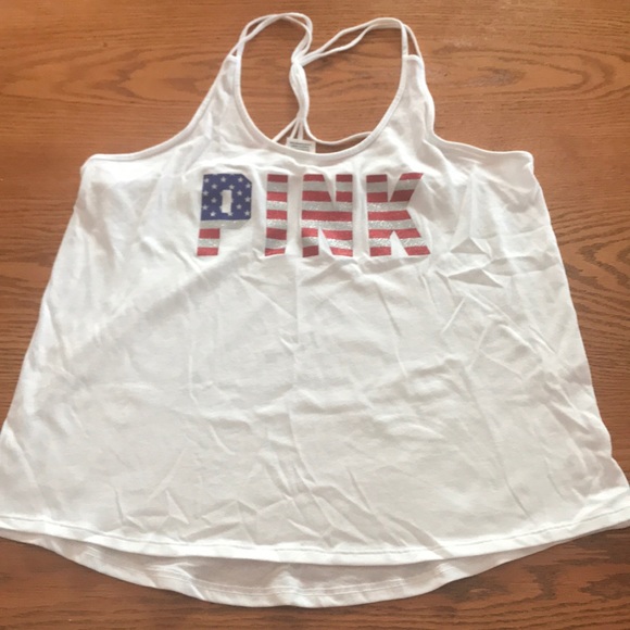 PINK Victoria's Secret Tops - Brand new - red white and blue strappy tank